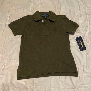 2T Olive Polo Ralph Lauren Button Up
